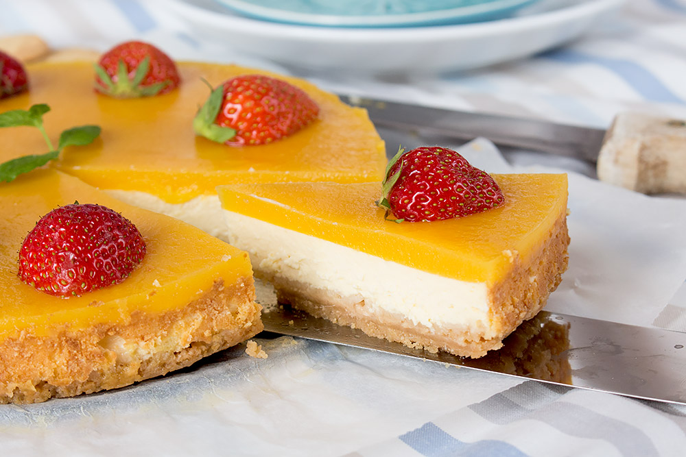 Mango Eiscreme Cheesecake – Orangenmond