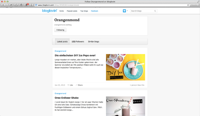 Follow Orangenmond on bloglovin