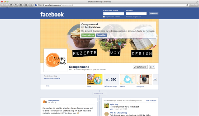 Follow Orangenmond on Facebook