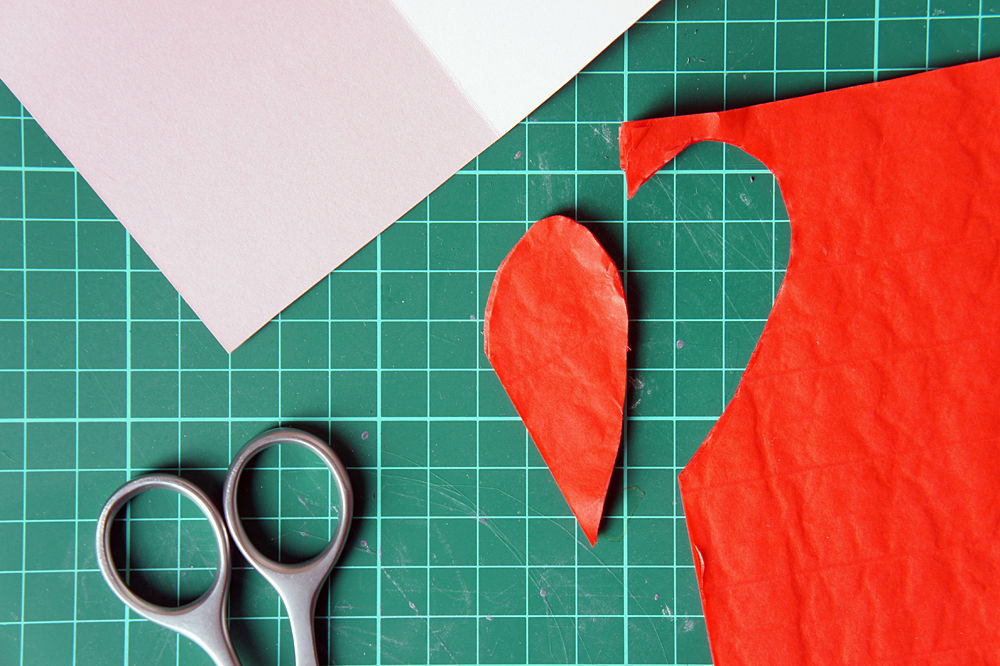 DiY Valentinstagskarte: Schritt 3