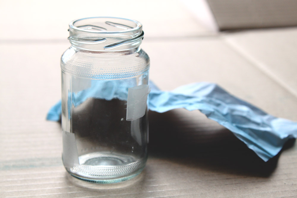 DiY Ombre-Knittervase | orangenmond.at
