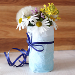 DiY Ombre-Knittervase | orangenmond.at