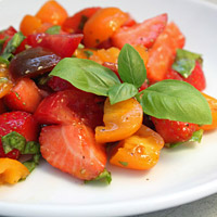 Perfect Pairings: Tomaten & Erdbeeren