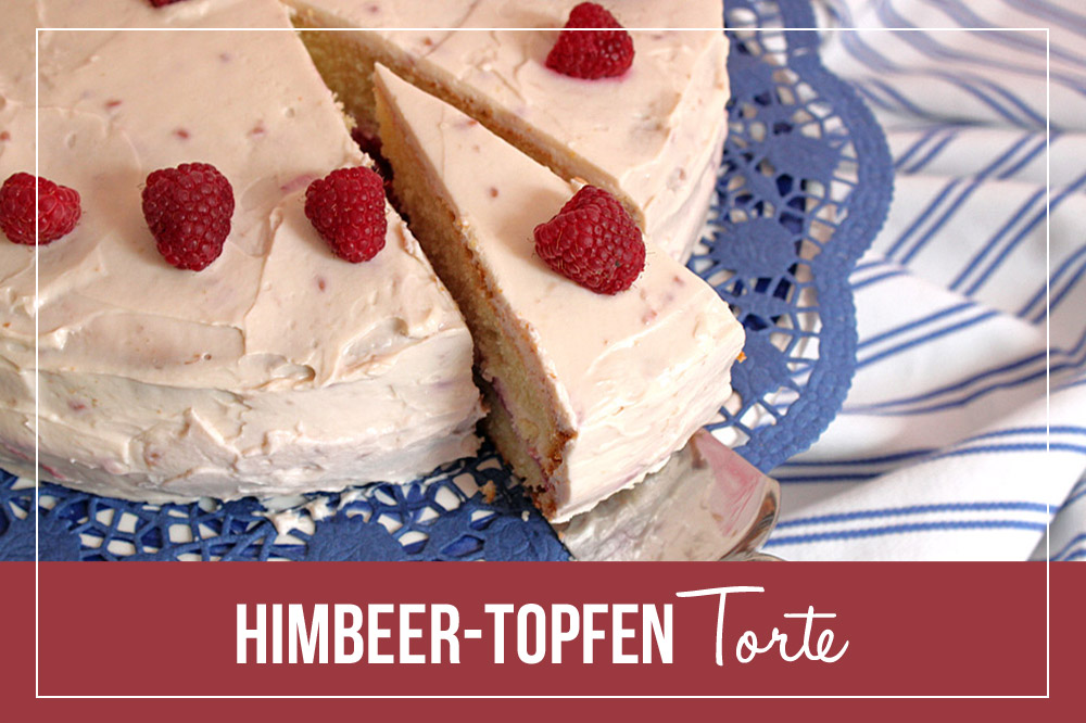 Himbeer - Topfen Torte