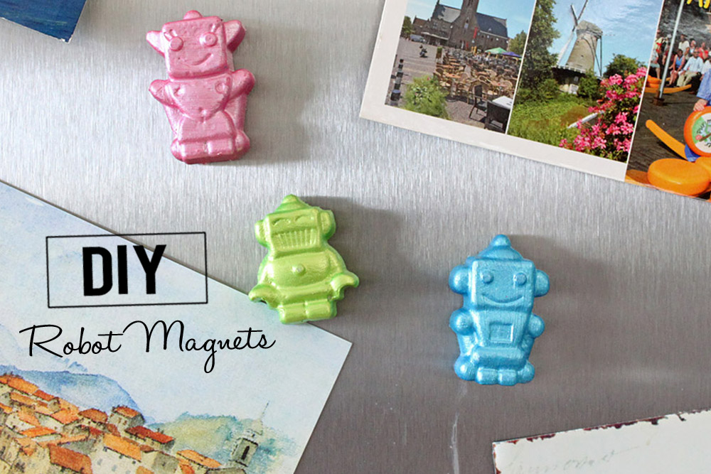 DiY Robot Magnets / DiY Roboter Magnete | orangenmond.at