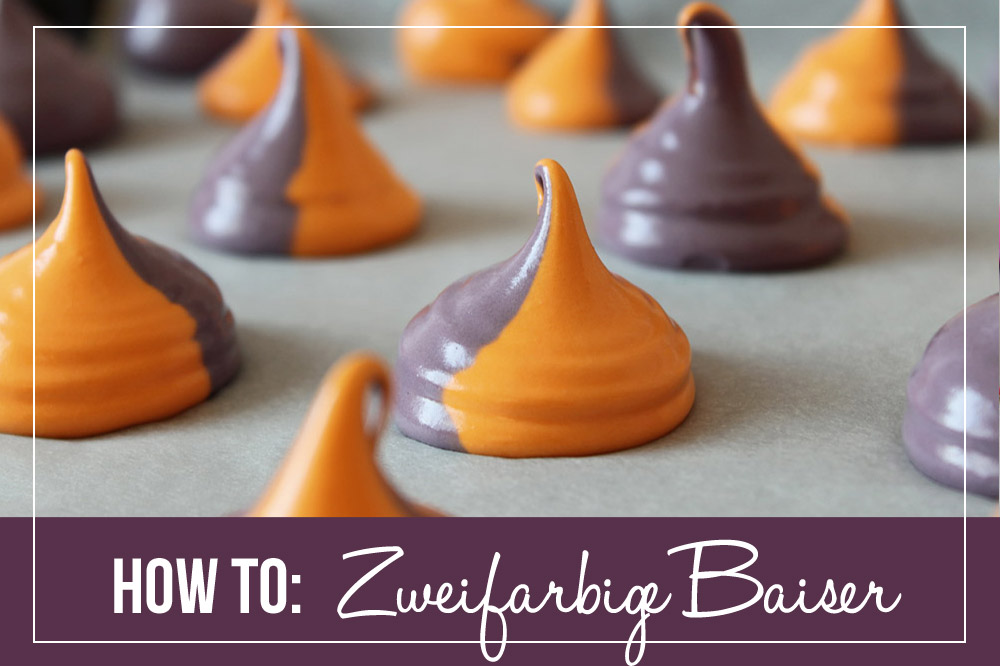 How to: Multicolored Meringue / Zweifarbige Baiser | orangenmond.at