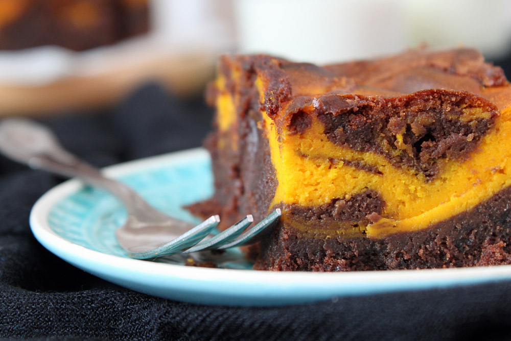 Pumpkin Swirl Brownies | orangenmond.at