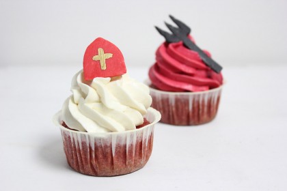 24 Days of Cookies - Day 6: Nikolo & Krampus Cupcakes