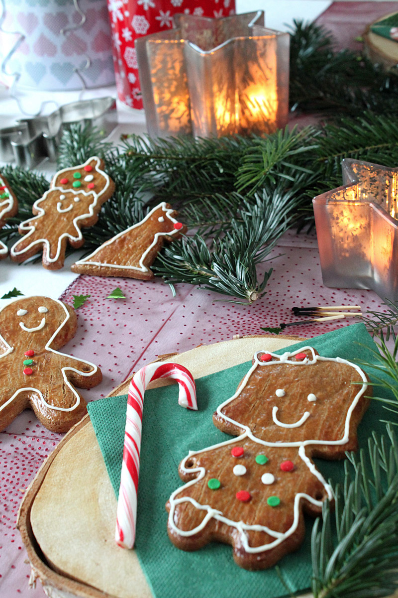 Lebkuchenmännchen Platzkarten / Gingerbread Man Place Cards | orangenmond.at