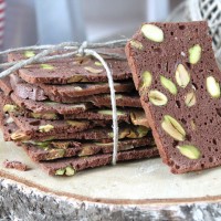 Schoko-Pistazien Biscotti / Chocolate Pistachio Biscotti | orangenmond.at