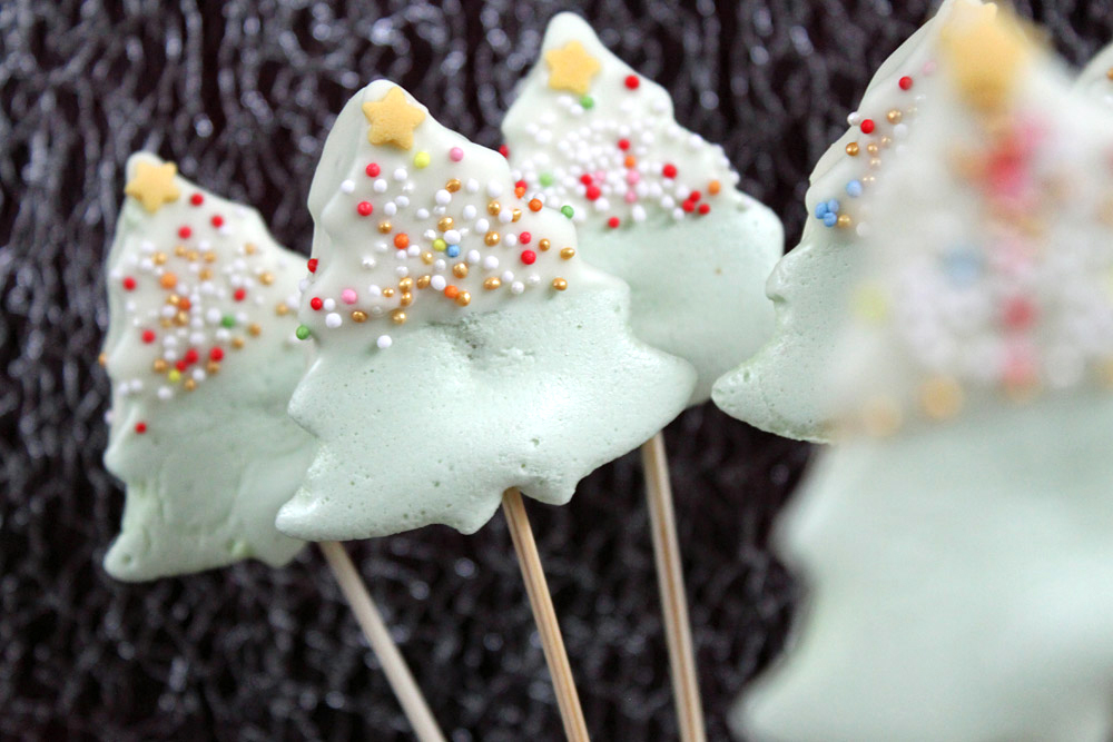 24 Days of Cookies - Day 7: Marshmallow Weihnachtsbäumchen am Stiel