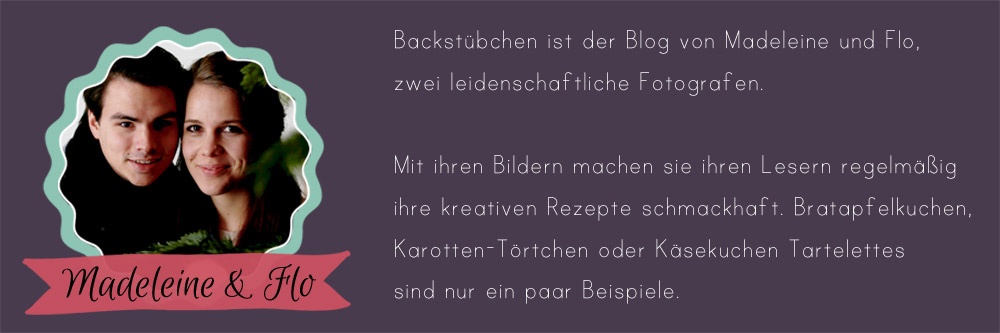 24 Days of Cookies - Gastautoren Flo & Madeleine von Backstübchen