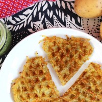 Hash Browns mit Kräutersoße / Heart Shaped Hash Browns | orangenmond.at