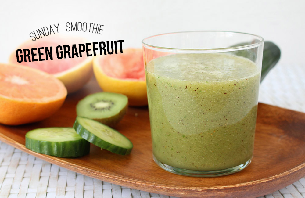 { Sunday Smoothie } Green Grapefruit | orangenmond.at