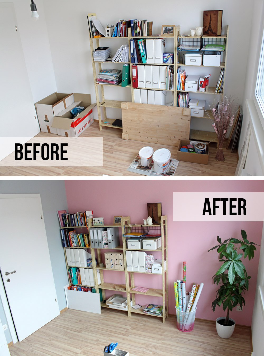 Office Makeover - Before & After | orangenmond.at
