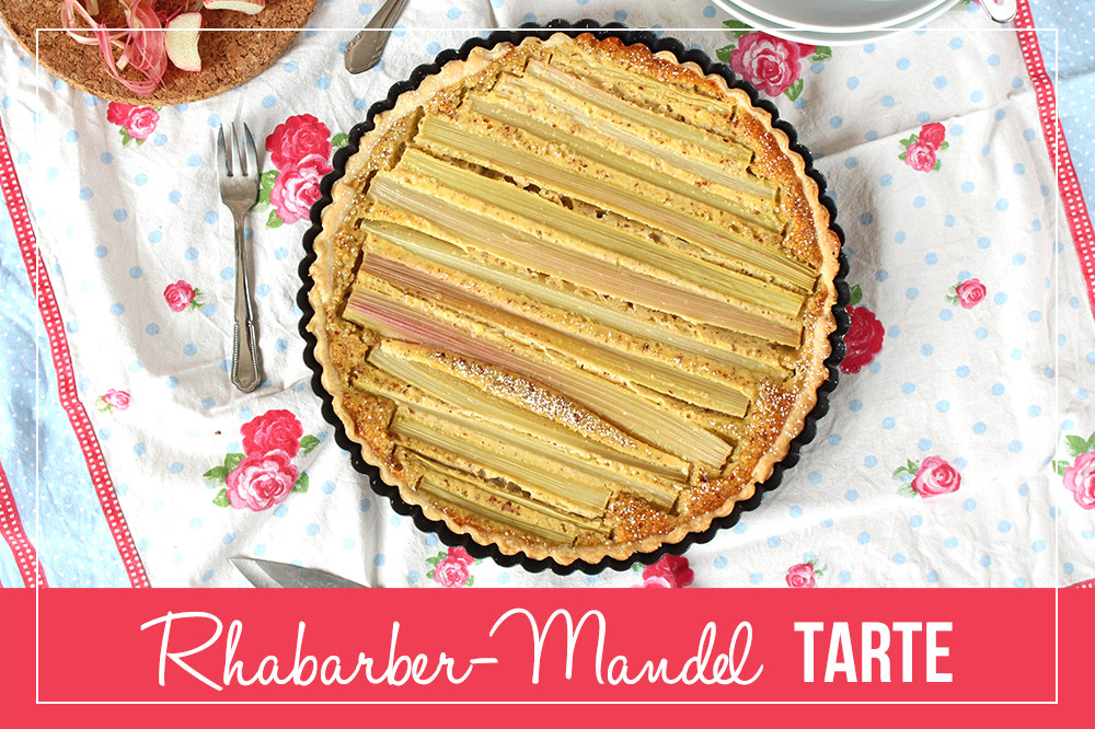 Rhabarber-Mandel Tarte *** Rhubarb Almond Tarte | orangenmond.at