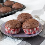 Schoko Zucchini Muffins *** Chocolate Courgette Muffins | orangenmond.at