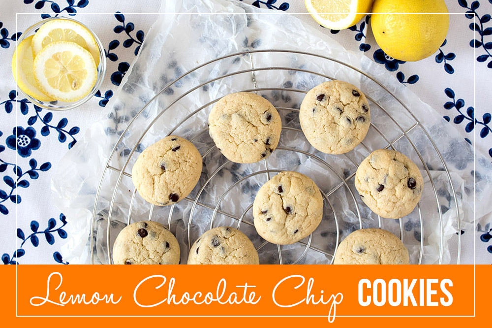 Lemon Chocoloate Chip Cookies | orangenmond.at