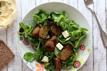 Sommersalat 3 Mal anders: Falafel Salat