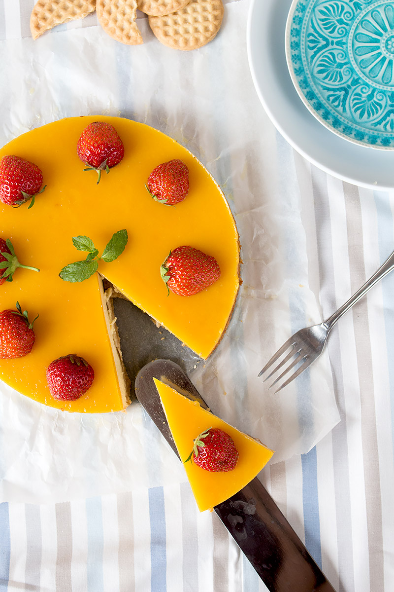 Mango Eiscreme Cheesecake | orangenmond.at