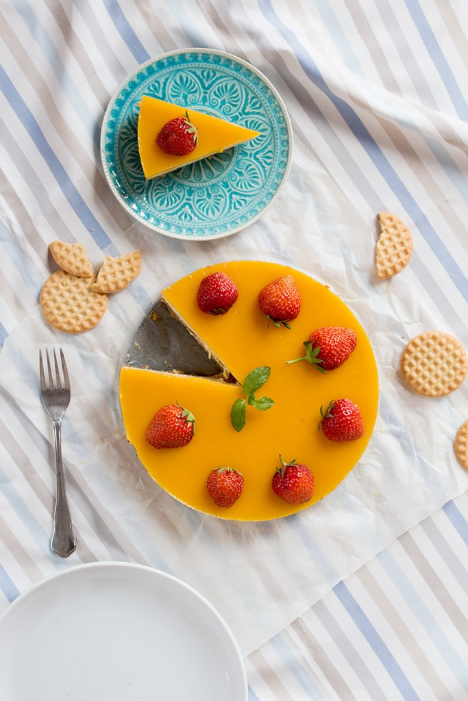 Mango Eiscreme Cheesecake – Orangenmond