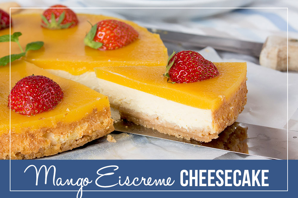 Mango Eiscreme Cheesecake – Orangenmond