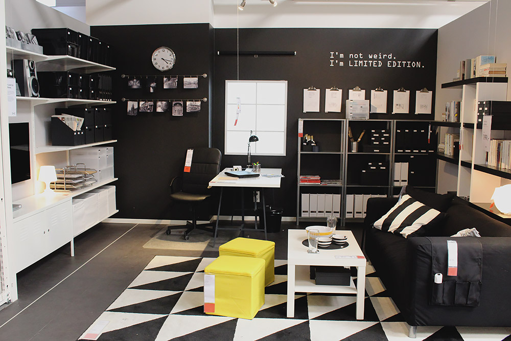 Ikea Einrichtungstrend: Black & White - Katalog 2015