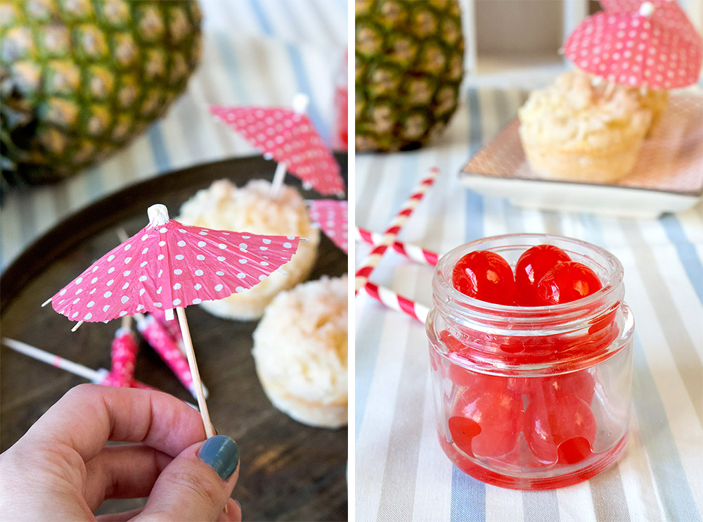 Pina Colada Muffins - weil man Cocktails ruhig auch mal anders genießen kann! Das perfekte Rezept für einen Mädelsabend im Sommer! | orangenmond.at