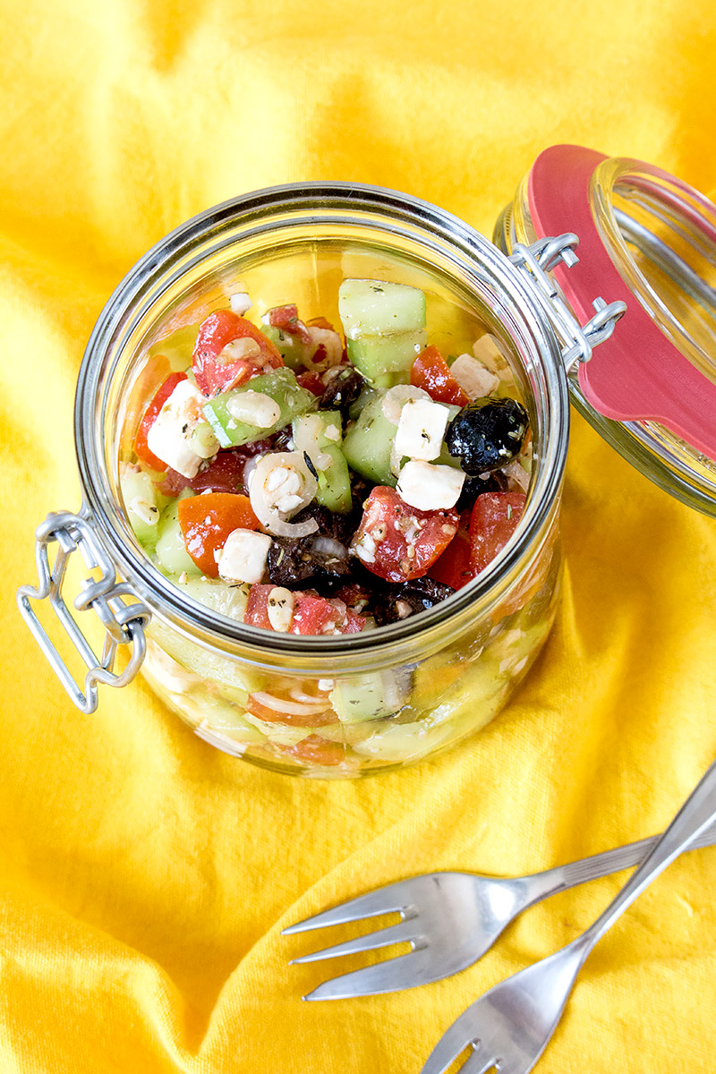 Sommerpicknick Essentials - Schafkäse Salat