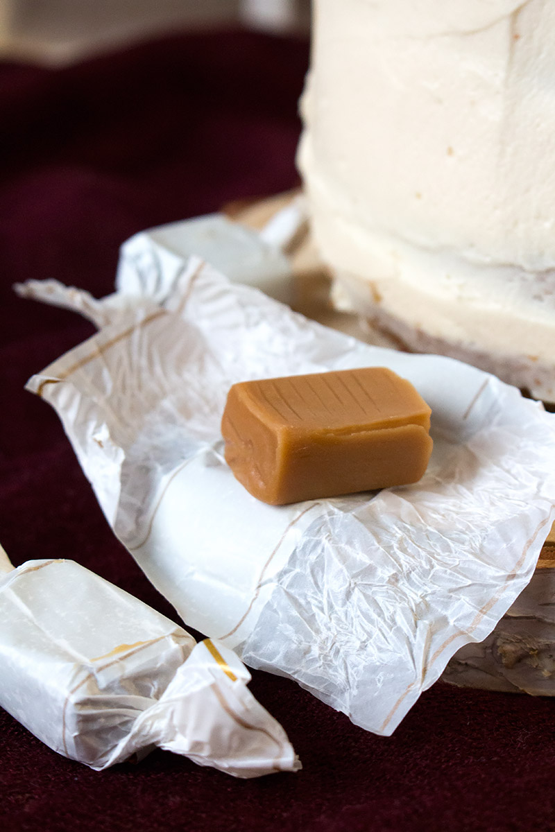 Pumpkin Spice Torte mit Toffeesahne