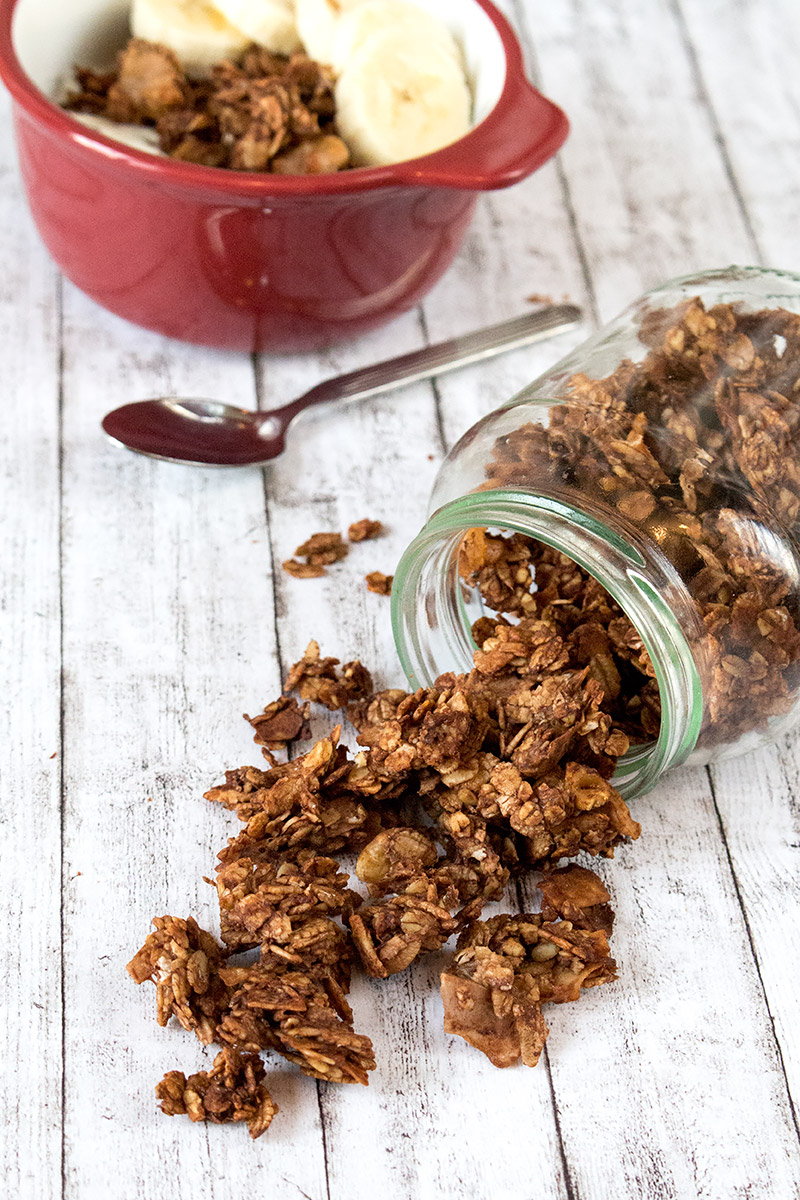 Schokobananen Granola