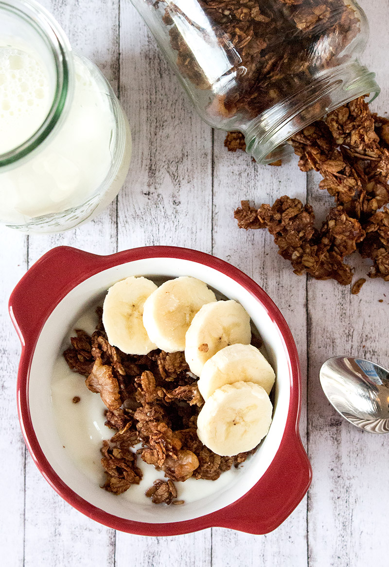 Schokobananen Granola