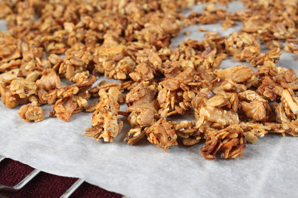 Süßkartoffelgranola / Sweet Potato Granola | orangenmond.at