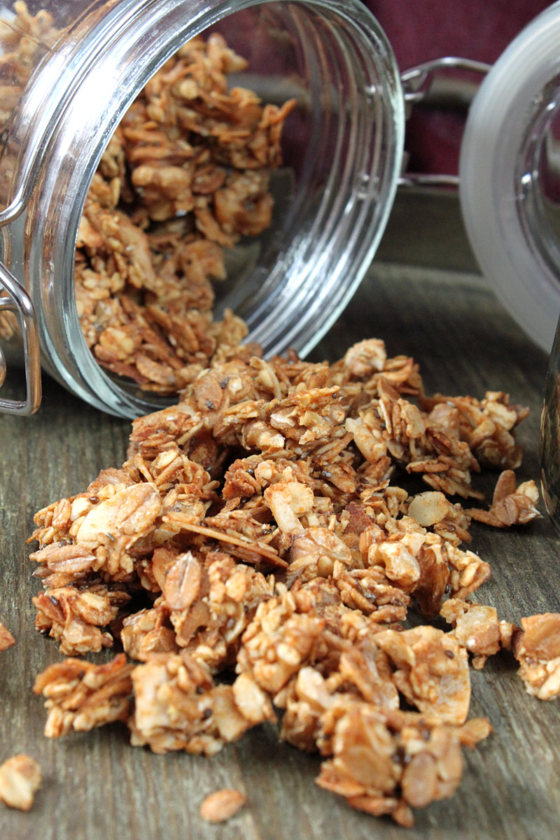 Süßkartoffelgranola / Sweet Potato Granola | orangenmond.at