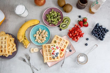 Rezept: Belgische Waffeln & DiY Waffelbar