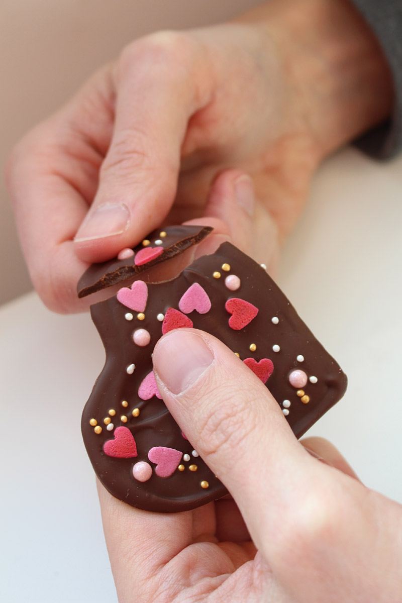 DiY Schokoherzen für den Valentinstag | orangenmond.at