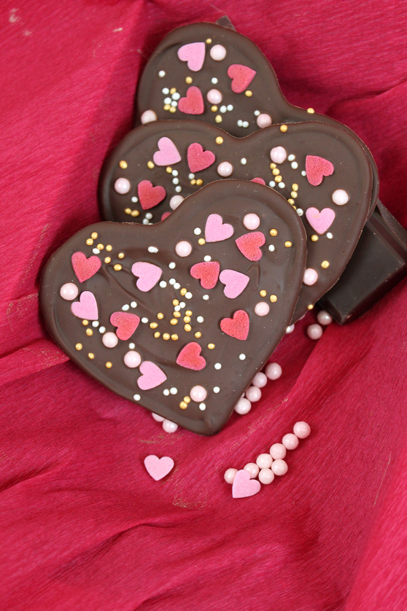 DiY Schokoherzen für den Valentinstag | orangenmond.at
